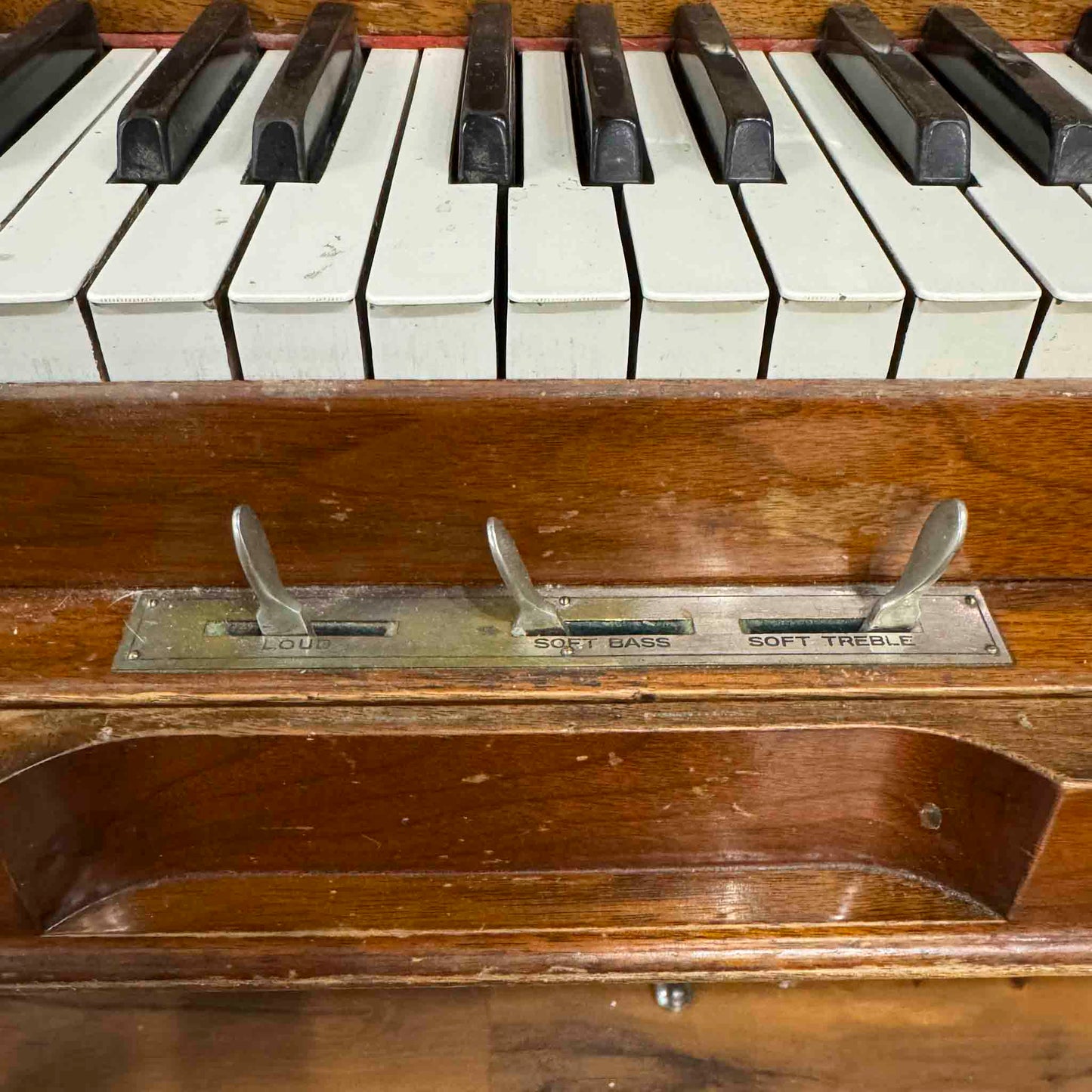 CURRENT SHOP WORK 1920 P.S. Wick 55" Wood Finish Commissioned Upright Player Piano