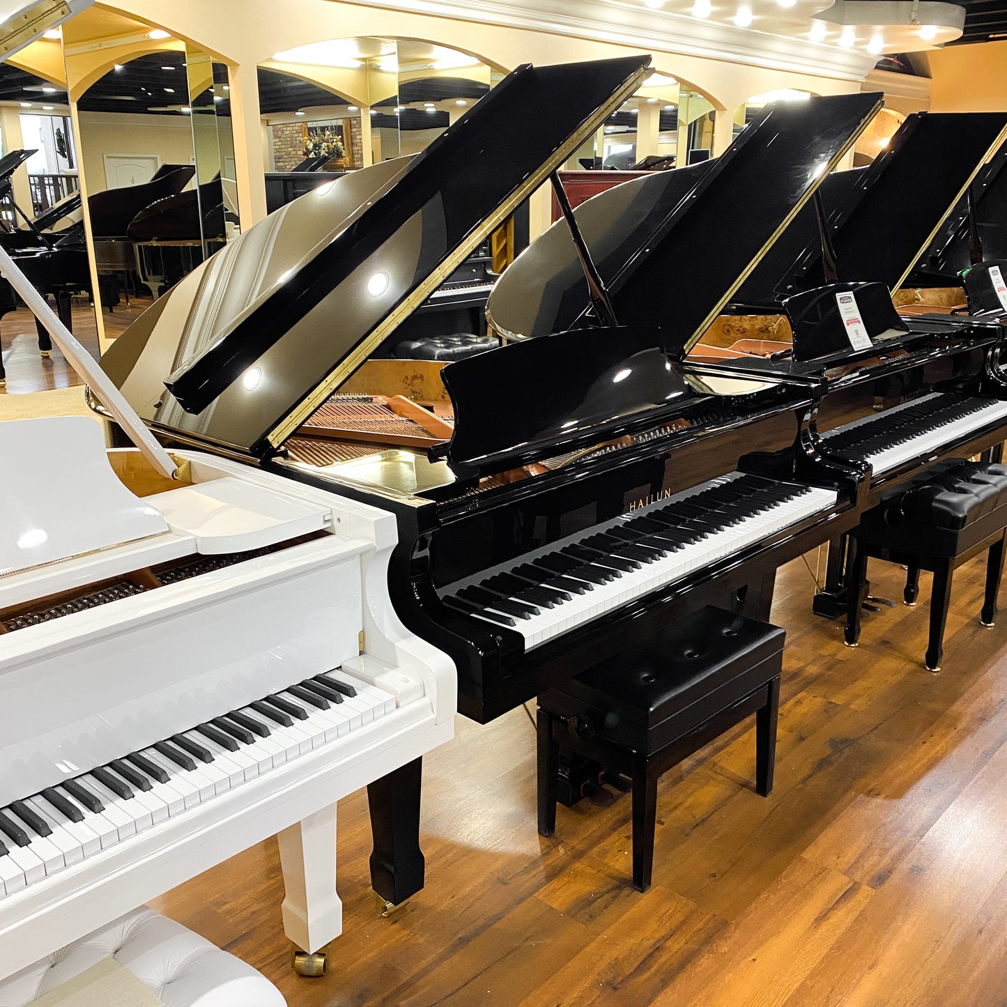 SOLD Hailun 151 Polished Black 5' Grand Piano