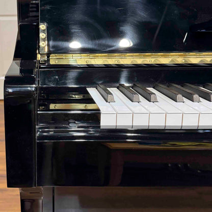 SOLD A. Geyer GU-123 48" Polished Black Upright Piano