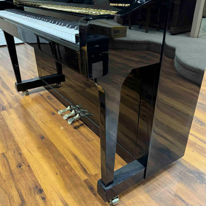 SOLD A. Geyer GU-123 48" Polished Black Upright Piano