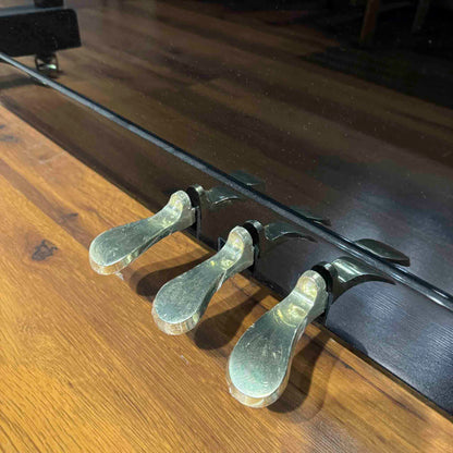 SOLD A. Geyer GU-123 48" Polished Black Upright Piano