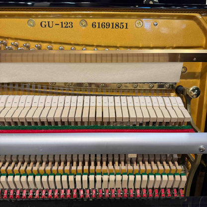 SOLD A. Geyer GU-123 48" Polished Black Upright Piano