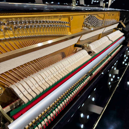 SOLD A. Geyer GU-123 48" Polished Black Upright Piano