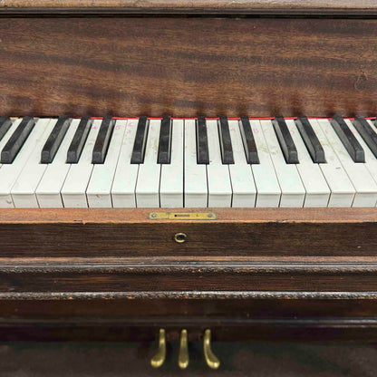 CURRENT SHOP WORK 1905 Davies and Sons Wood Finish Commissioned Upright Piano