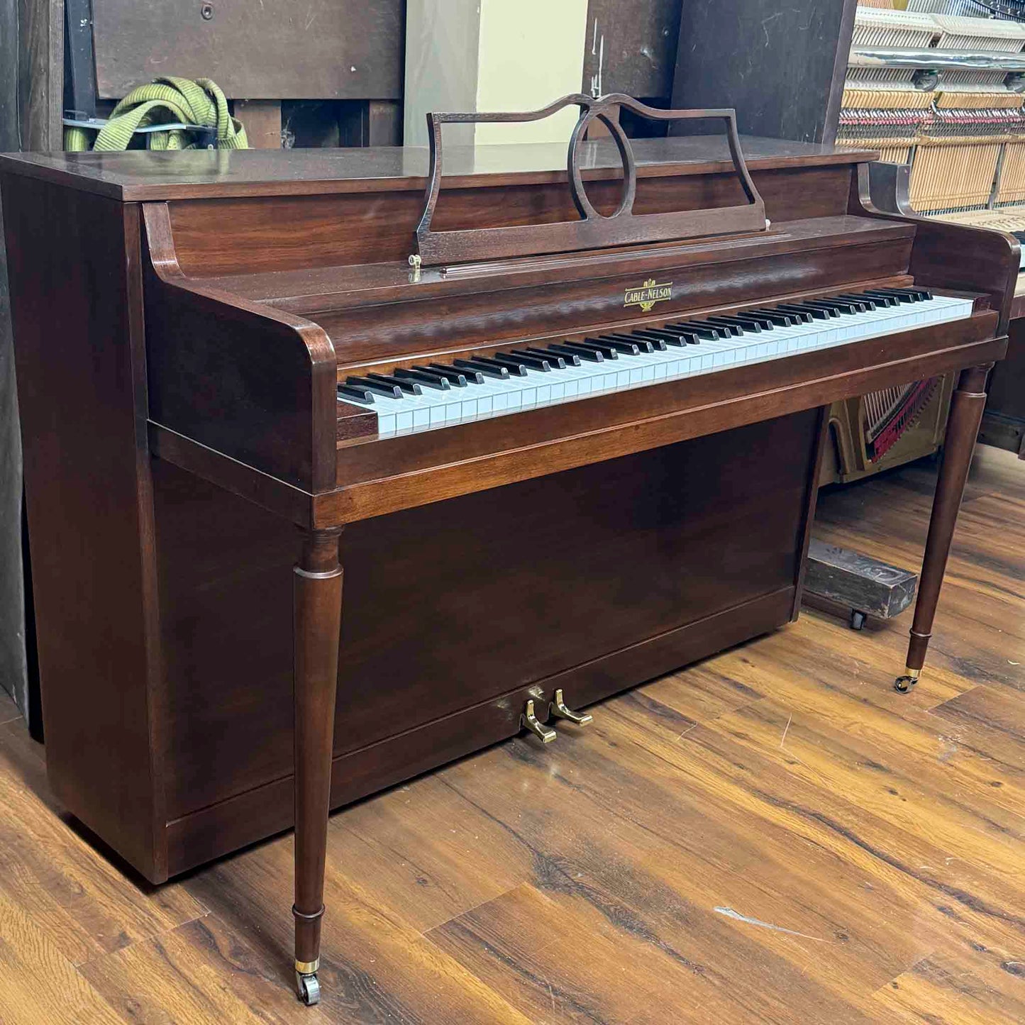 HEIRLOOM RESTORATION 1967 Cable-Nelson 36" Wood Finish Commissioned Spinet Piano
