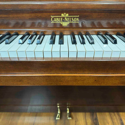 HEIRLOOM RESTORATION 1967 Cable-Nelson 36" Wood Finish Commissioned Spinet Piano