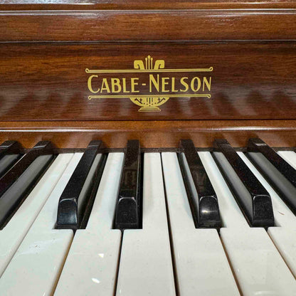 HEIRLOOM RESTORATION 1967 Cable-Nelson 36" Wood Finish Commissioned Spinet Piano