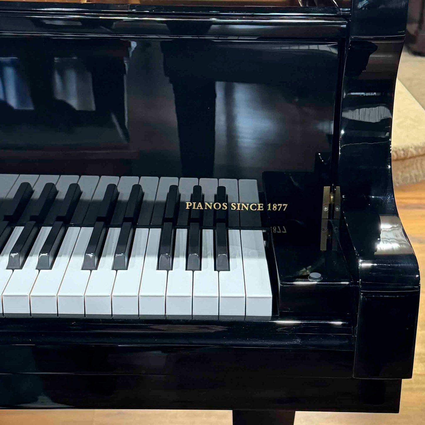 A. Geyer GG-170 5'7" Polished Black Grand Piano