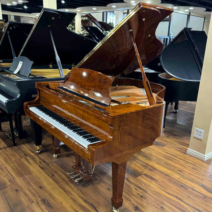 A. Geyer GG-160 5'3" Polished Walnut Baby Grand Piano