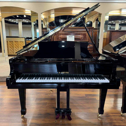 A. Geyer GG-160 5'3" Polished Black Baby Grand Piano