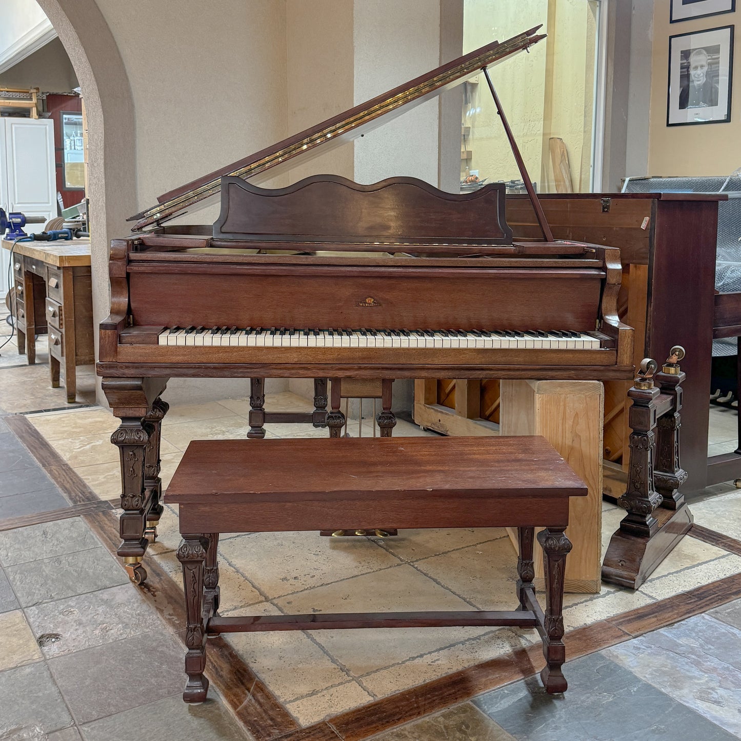 SOLD Wurlitzer Commissioned Baby Grand