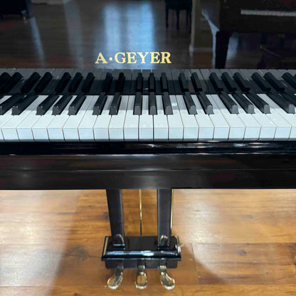 A. Geyer GG-160 5'3" Polished Black Baby Grand Piano