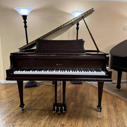 1920 Starck 4'11" Wood Finish Baby Grand Piano