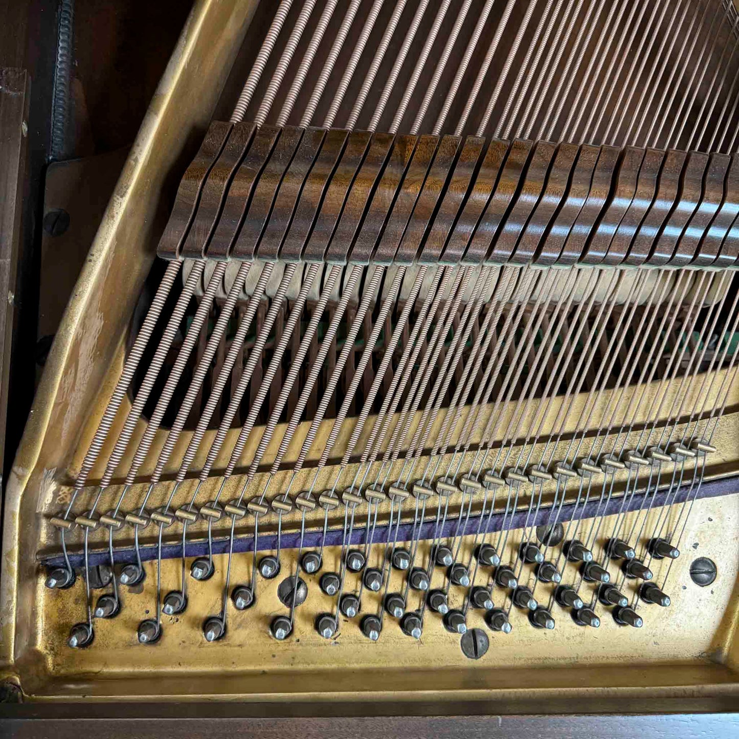 1920 Starck 4'11" Wood Finish Baby Grand Piano