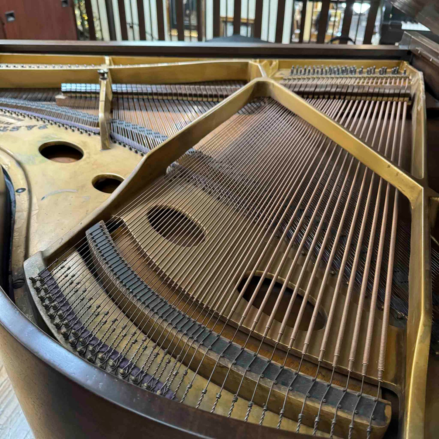 1920 Starck 4'11" Wood Finish Baby Grand Piano