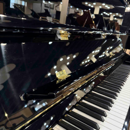 A. Geyer GU-123 48" Polished Black Upright Piano