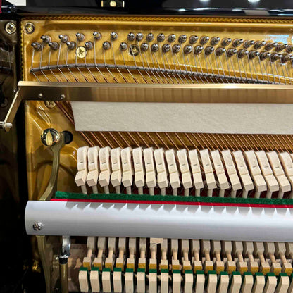 A. Geyer GU-123 48" Polished Black Upright Piano
