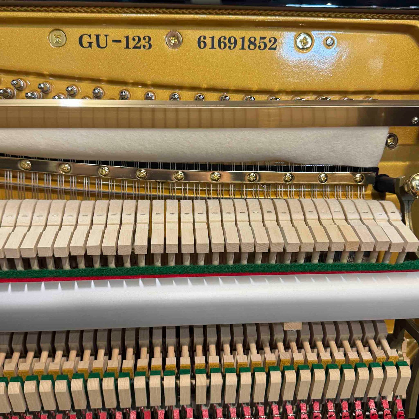 A. Geyer GU-123 48" Polished Black Upright Piano