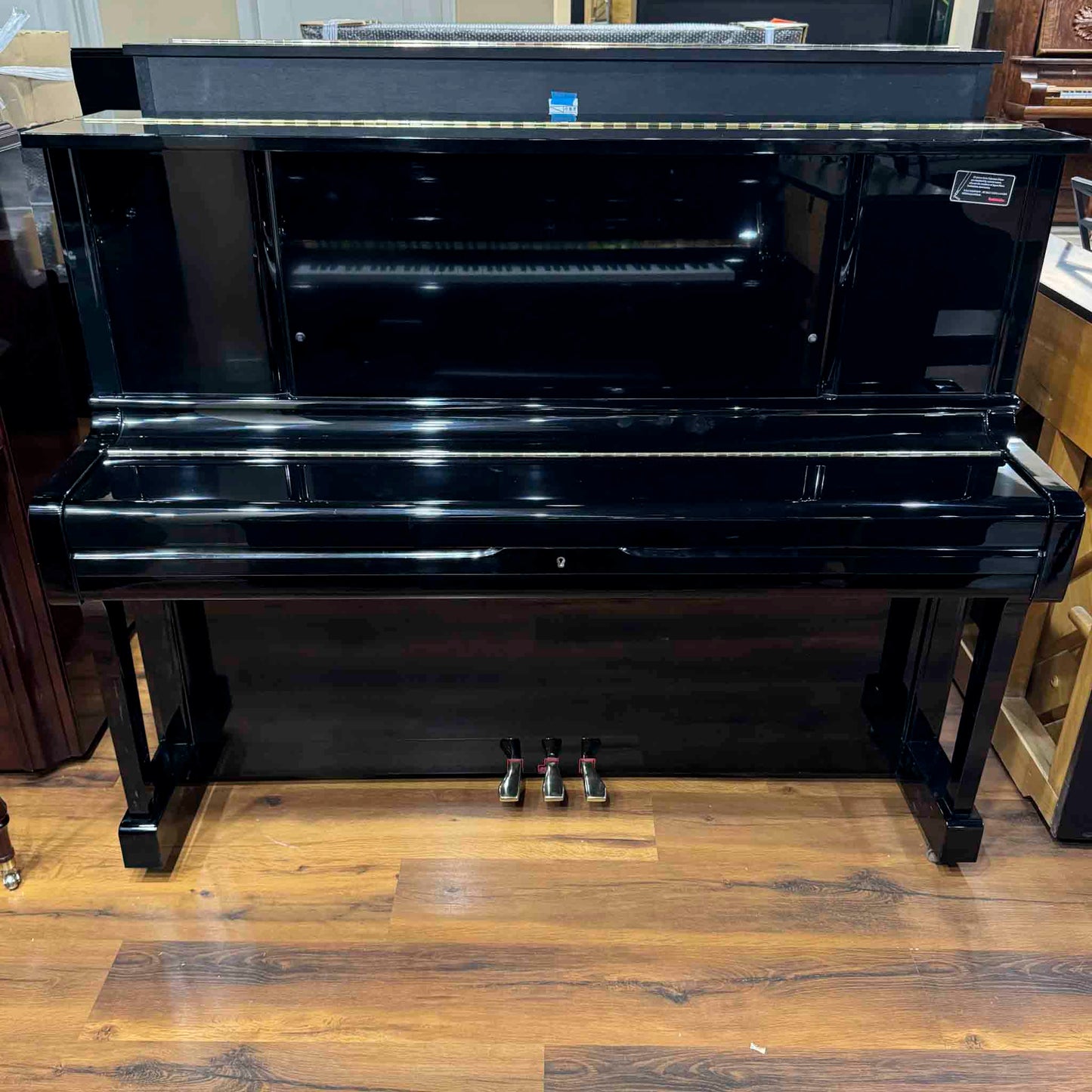 1988 Yamaha UX1 48" Polished Black Upright Piano
