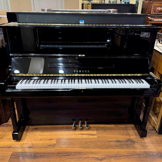 1988 Yamaha UX1 48" Polished Black Upright Piano