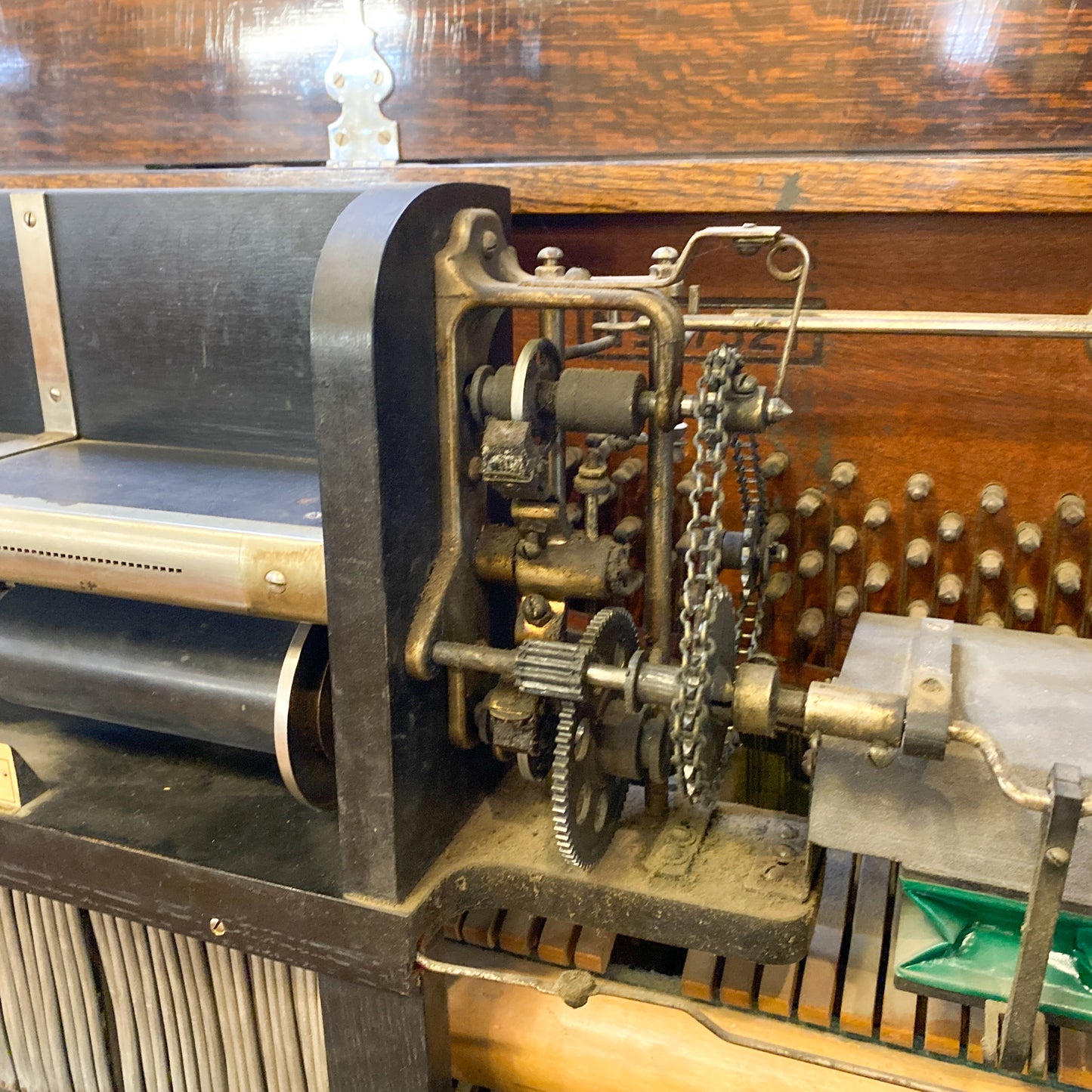 CURRENT SHOP WORK - 1913 Whitney Wood Finish Commissioned Upright Piano