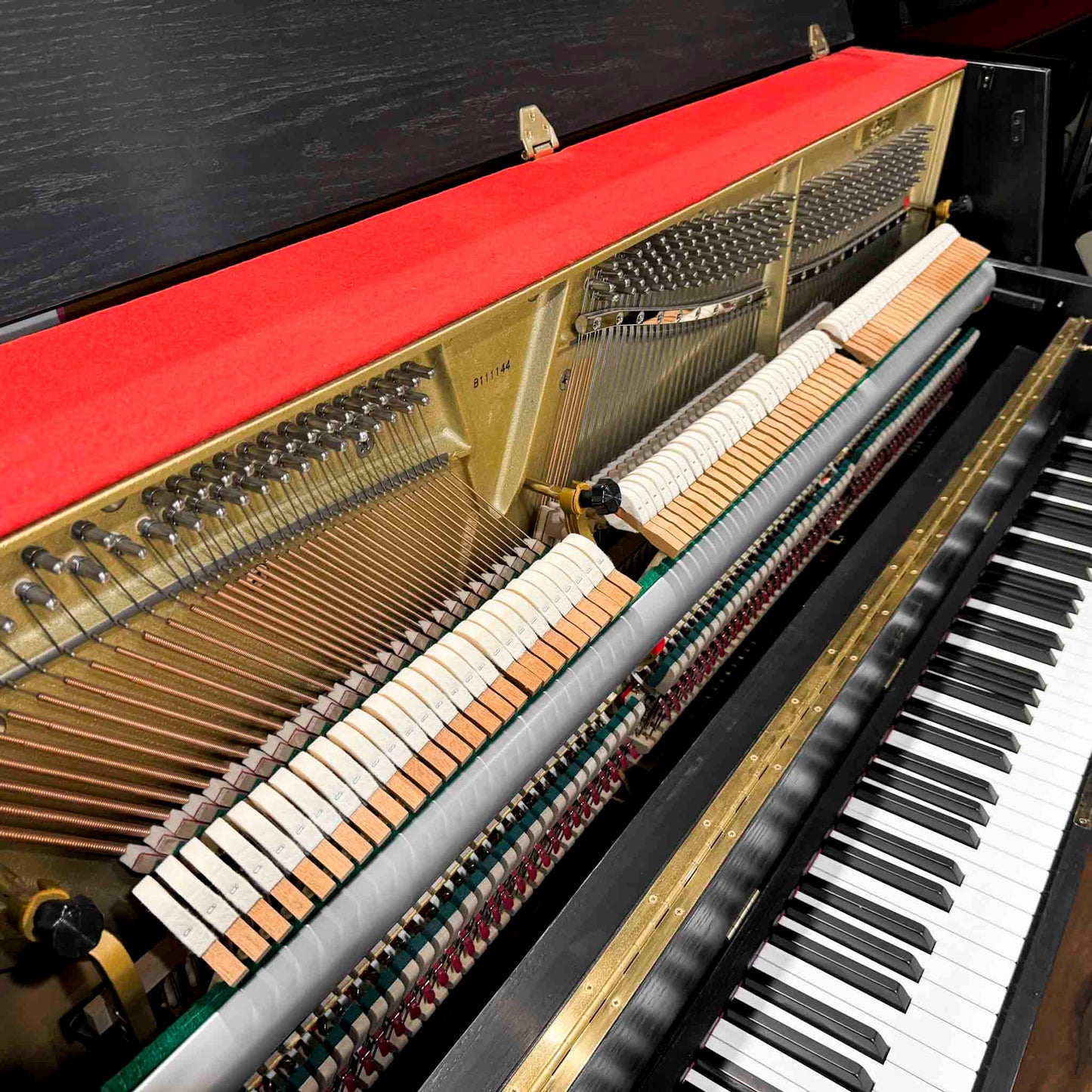 SOLD 1995 Boston 46" Satin Black Studio Piano