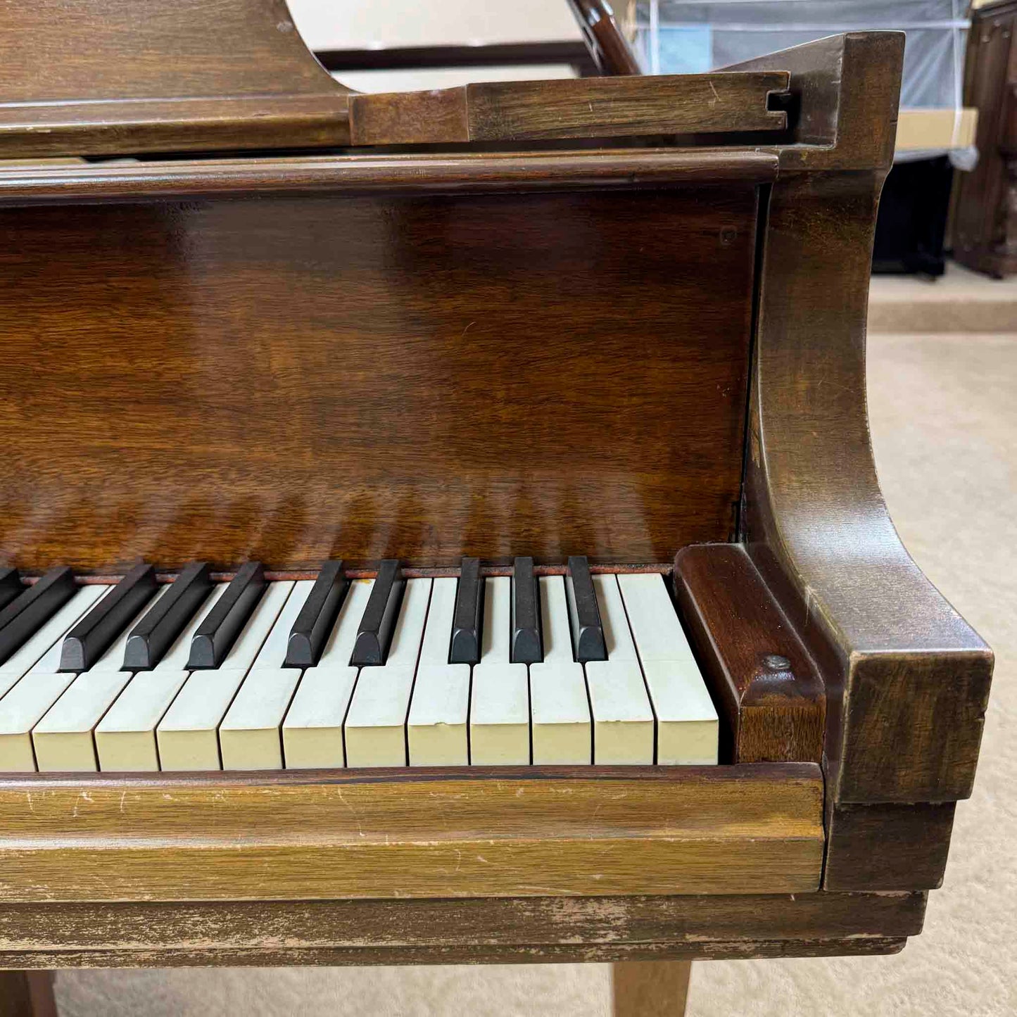 CURRENT SHOP WORK 1937 Steinway M 5'7" Wood Finish Commissioned Grand Piano