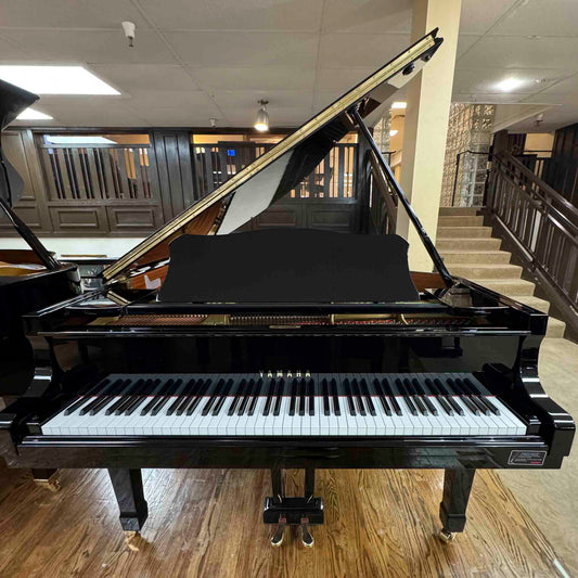 1984 Yamaha C3 6'1" Polished Black Grand Piano