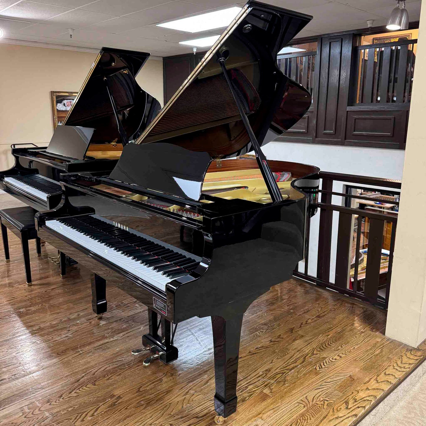 SOLD 1984 Yamaha C3 6'1" Polished Black Grand Piano
