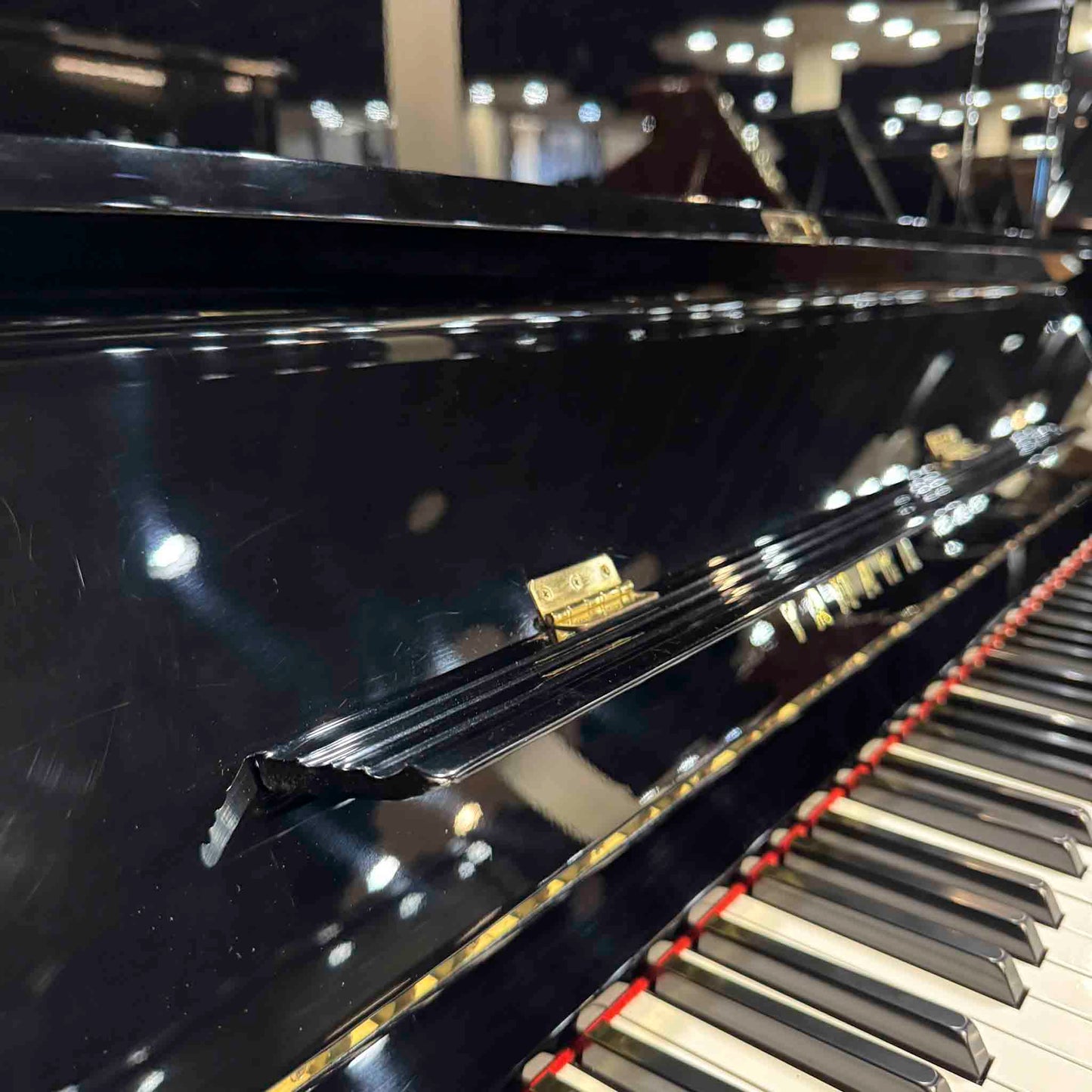 SOLD 1982 Yamaha YUX 52" Polished Black Upright Piano