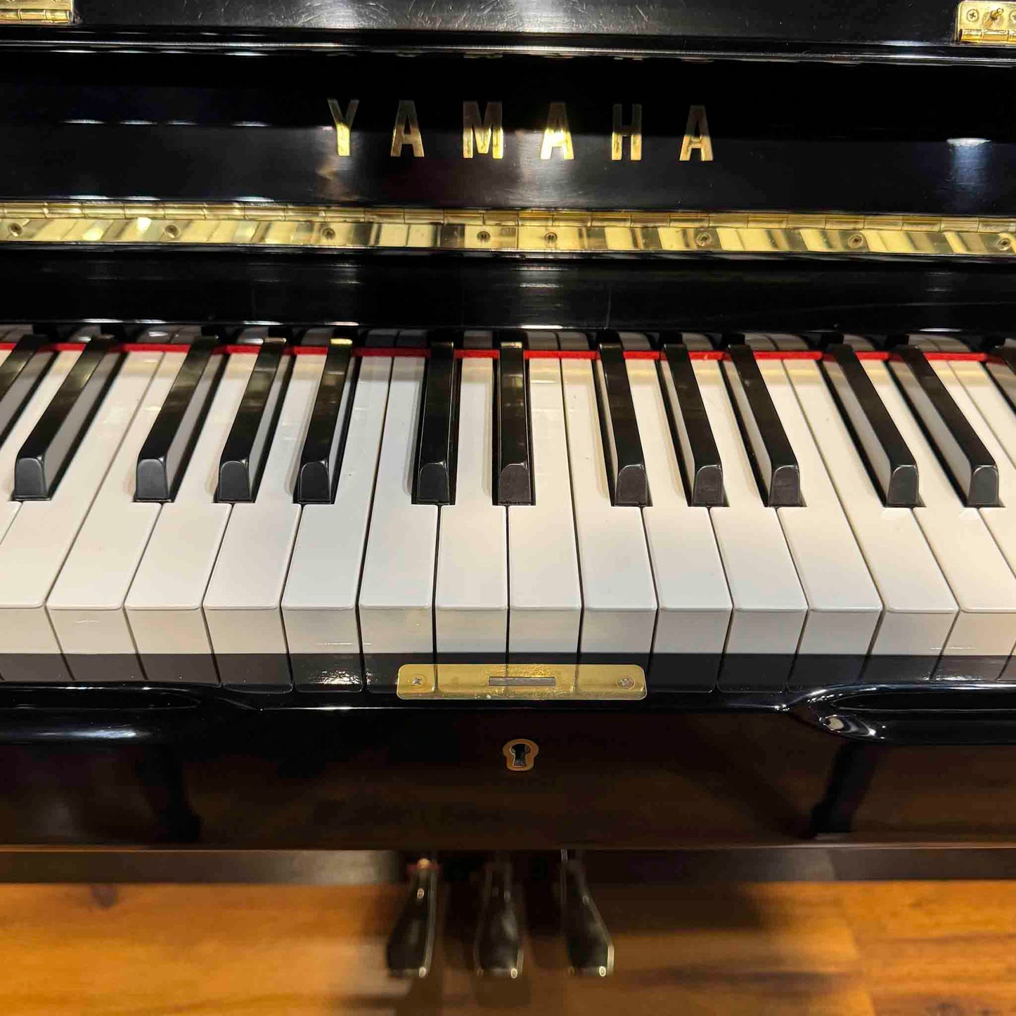 SOLD 1982 Yamaha YUX 52" Polished Black Upright Piano