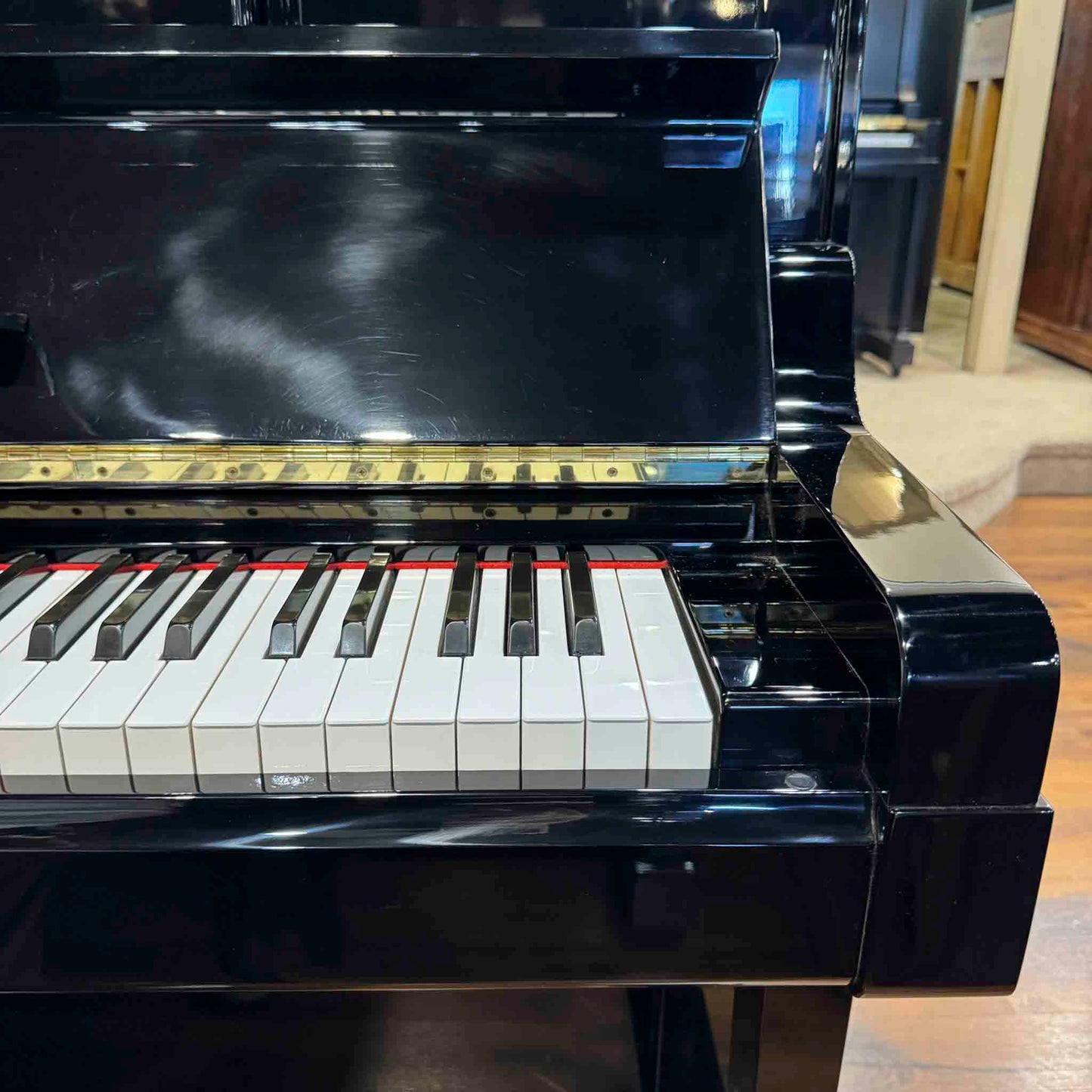 SOLD 1982 Yamaha YUX 52" Polished Black Upright Piano