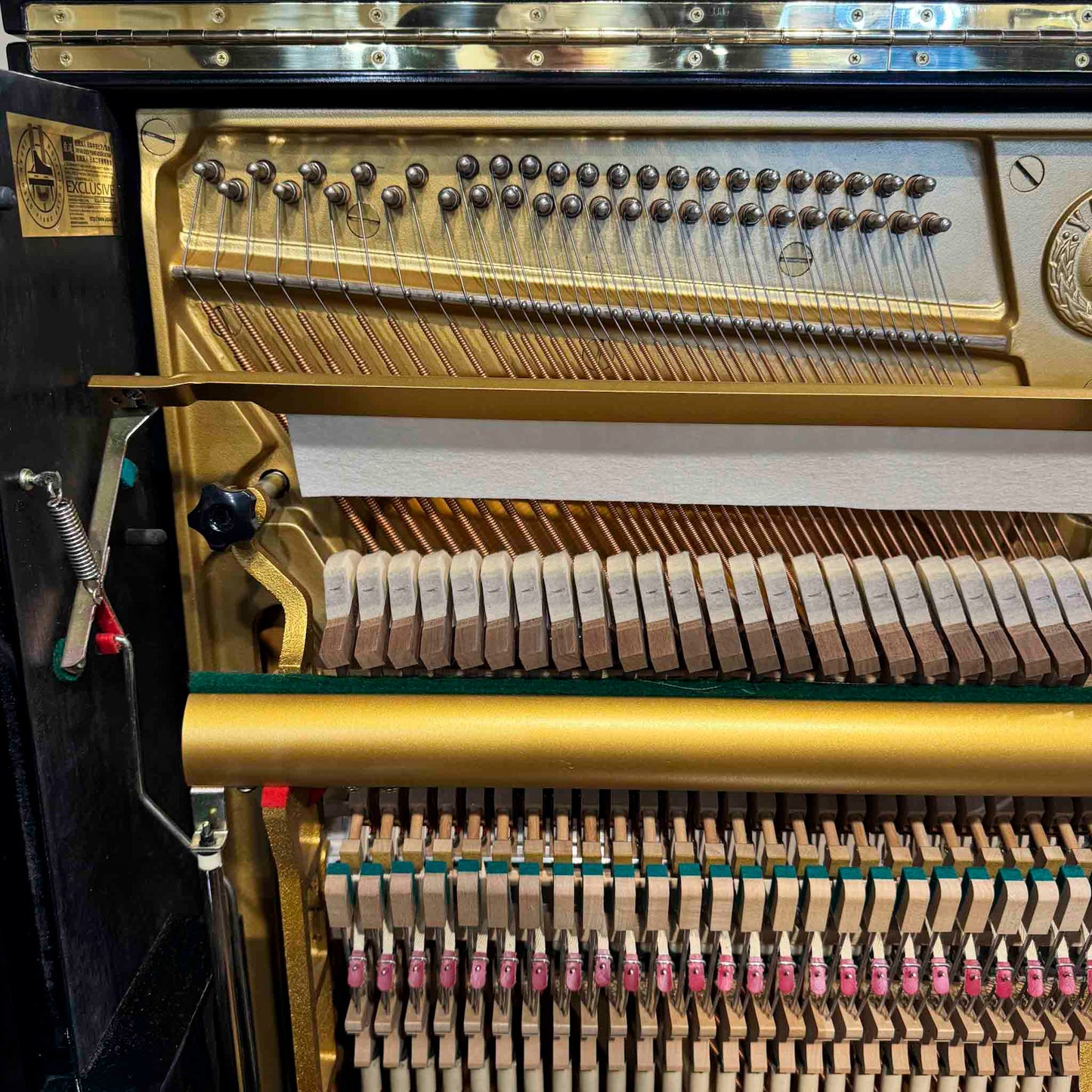 SOLD 1982 Yamaha YUX 52" Polished Black Upright Piano