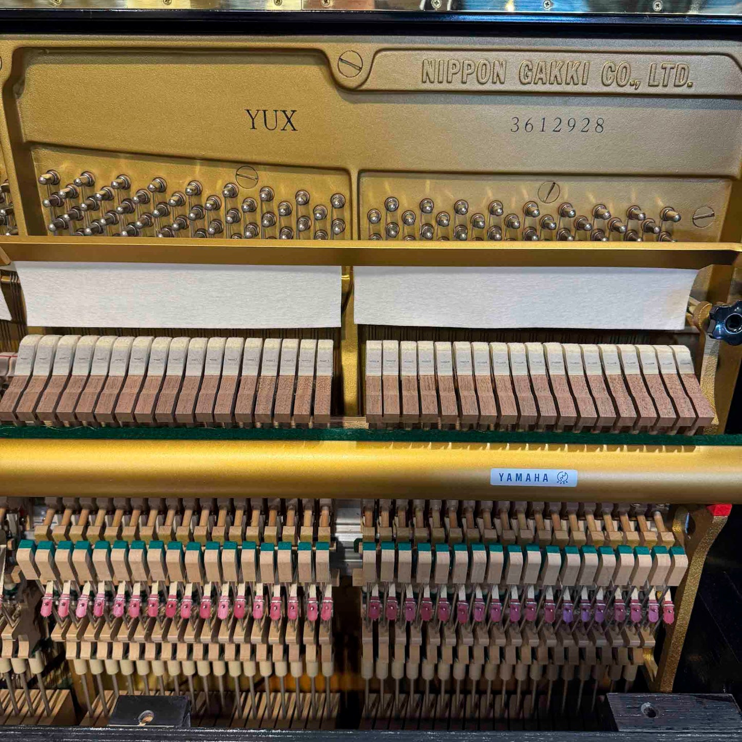 SOLD 1982 Yamaha YUX 52" Polished Black Upright Piano