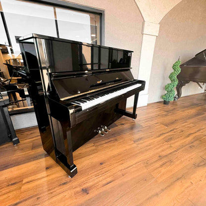 1974 Yamaha U1 48" Polished Black Upright Piano
