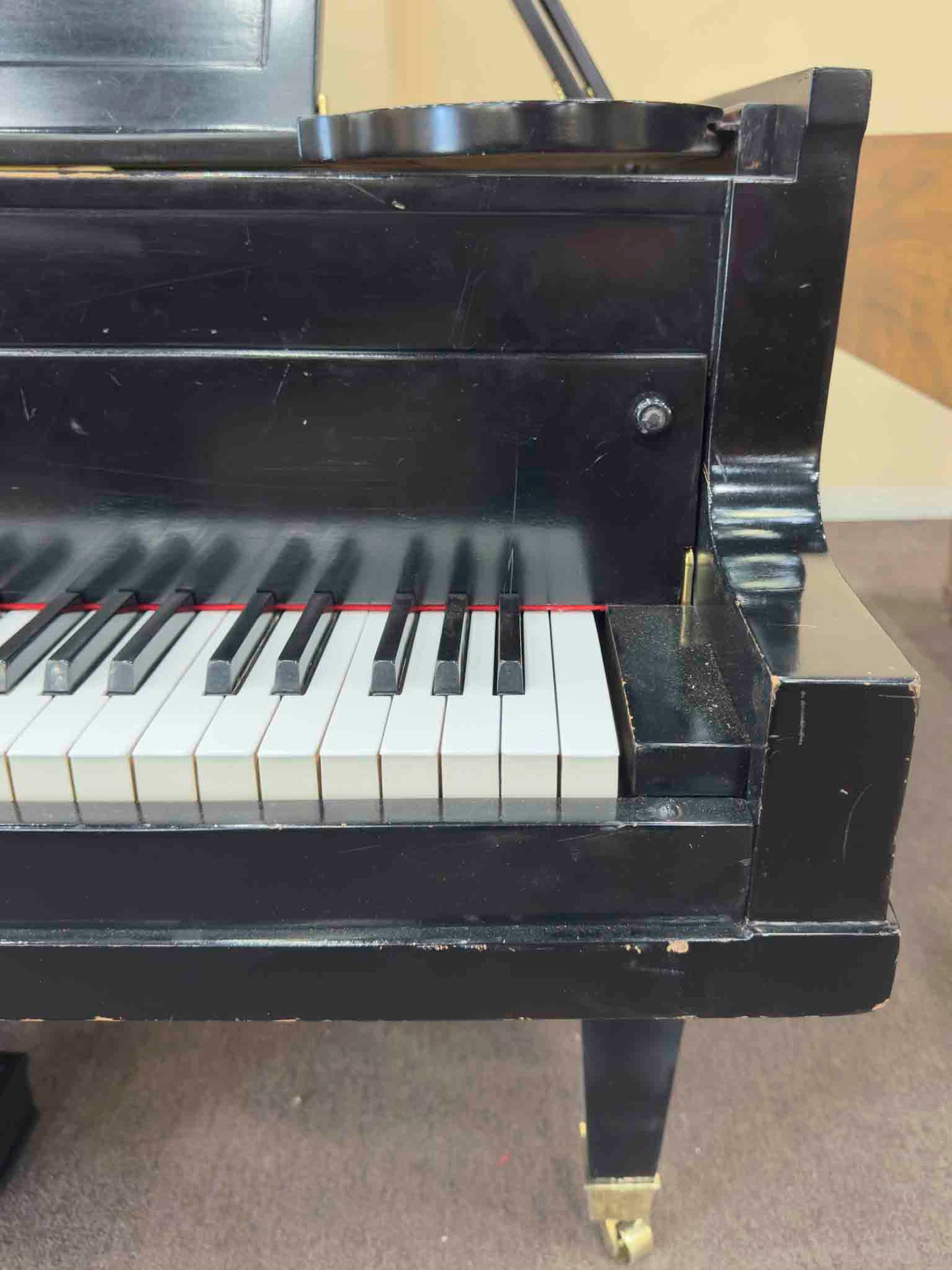 HEIRLOOM RESTORATION 1922 Baldwin R 5'8" Black Satin Commissioned Grand Piano