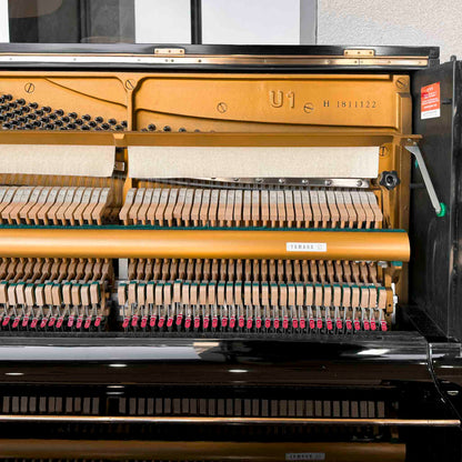 1974 Yamaha U1 48" Polished Black Upright Piano