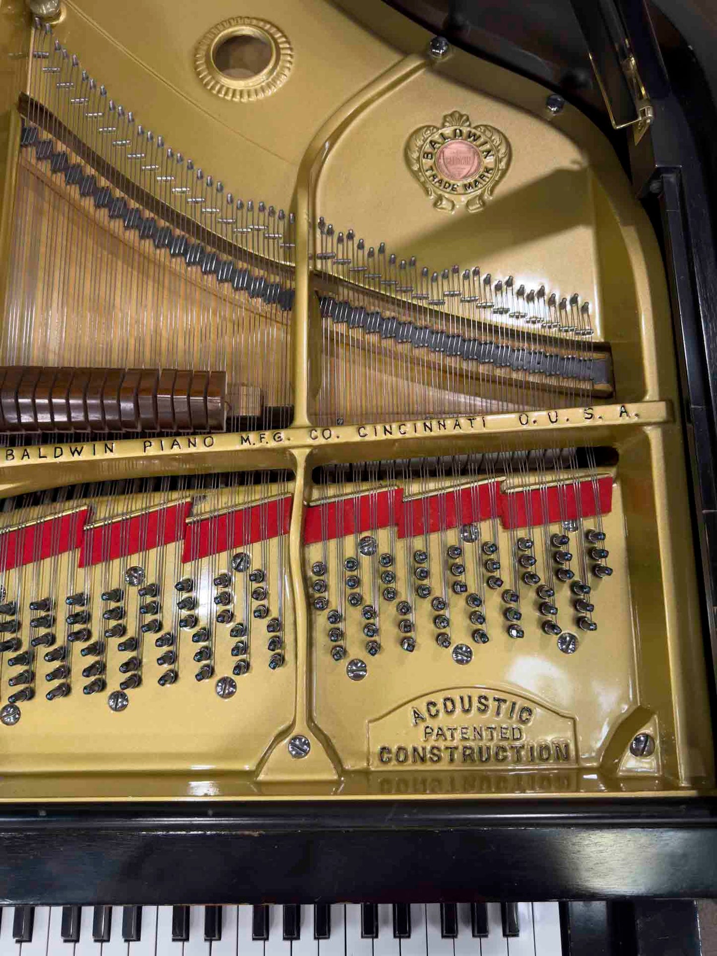 HEIRLOOM RESTORATION 1922 Baldwin R 5'8" Black Satin Commissioned Grand Piano