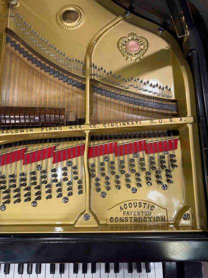 HEIRLOOM RESTORATION 1922 Baldwin R 5'8" Black Satin Commissioned Grand Piano