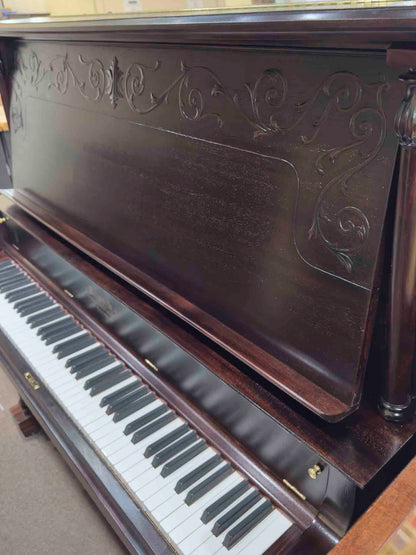 HEIRLOOM RESTORATION 1907 Walworth Schulz & Co. 56" Mahogany Wood Finish Commissioned Upright Piano