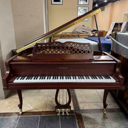 HEIRLOOM RESTORATION 1976 Kimball 4'10" Wood Finish Commissioned Baby Grand Piano