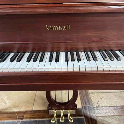 HEIRLOOM RESTORATION 1976 Kimball 4'10" Wood Finish Commissioned Baby Grand Piano