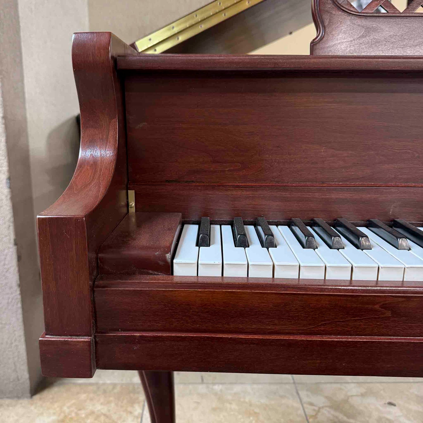 HEIRLOOM RESTORATION 1976 Kimball 4'10" Wood Finish Commissioned Baby Grand Piano