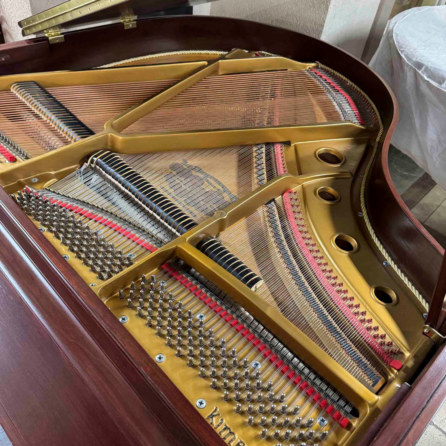 HEIRLOOM RESTORATION 1976 Kimball 4'10" Wood Finish Commissioned Baby Grand Piano
