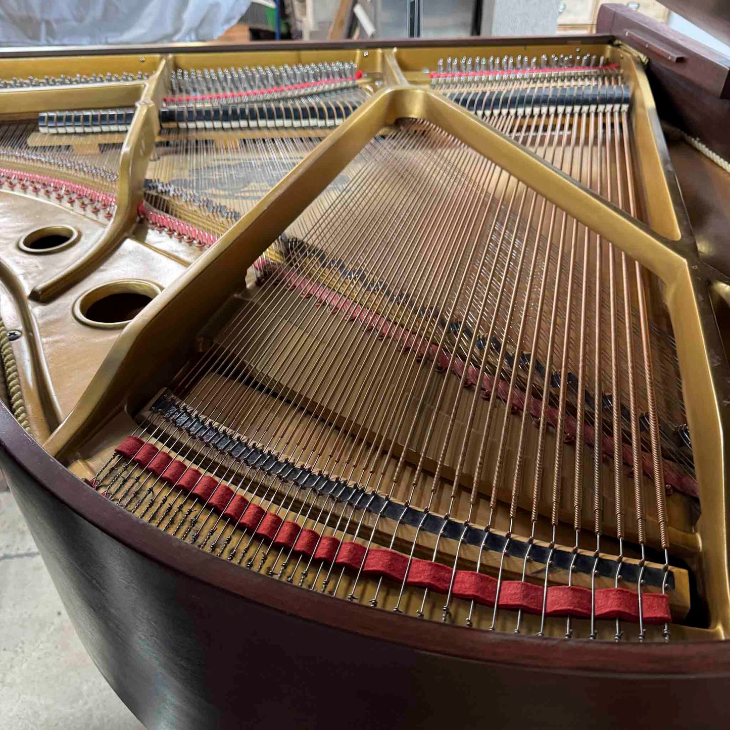 HEIRLOOM RESTORATION 1976 Kimball 4'10" Wood Finish Commissioned Baby Grand Piano