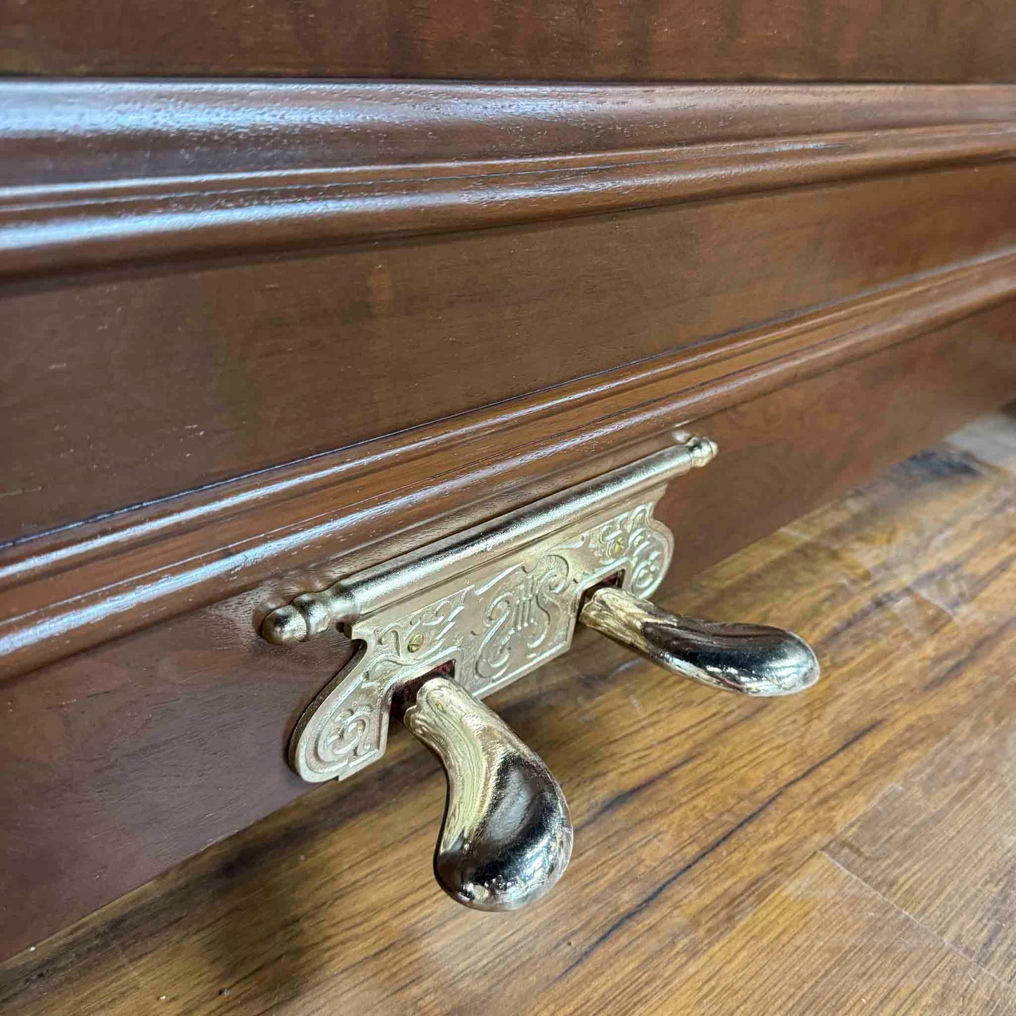 HEIRLOOM RESTORATION 1885 Schimmel & Nelson 74" Wood Finish Commissioned Upright Verti-Grand Piano