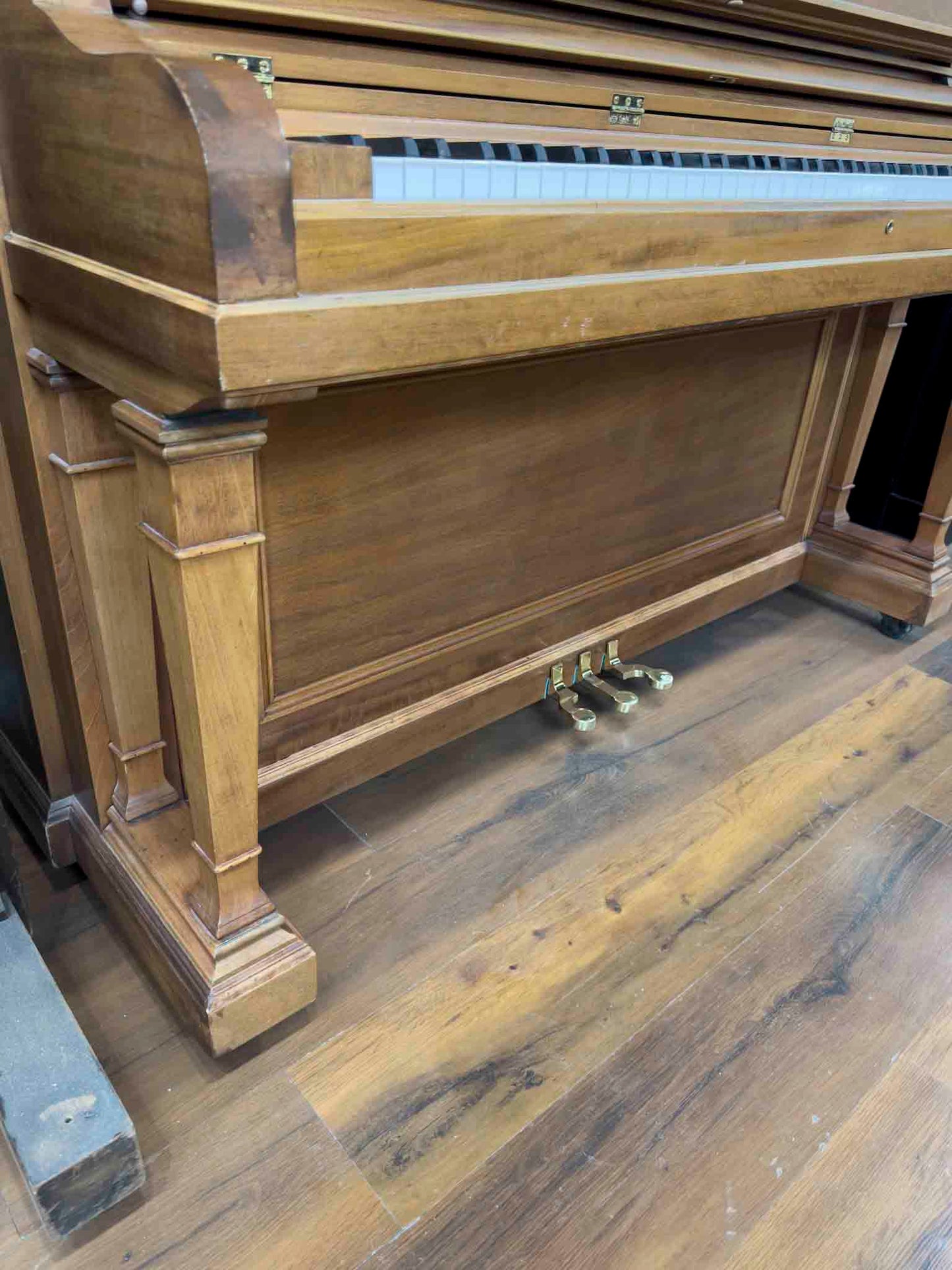 CURRENT SHOP WORK 1911 Henry F. Miller 55" Wood Finish Commissioned Upright Piano