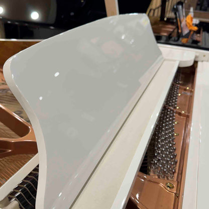 Hailun 178 5'10" Polished White Grand Piano with Self-Playing QRS System