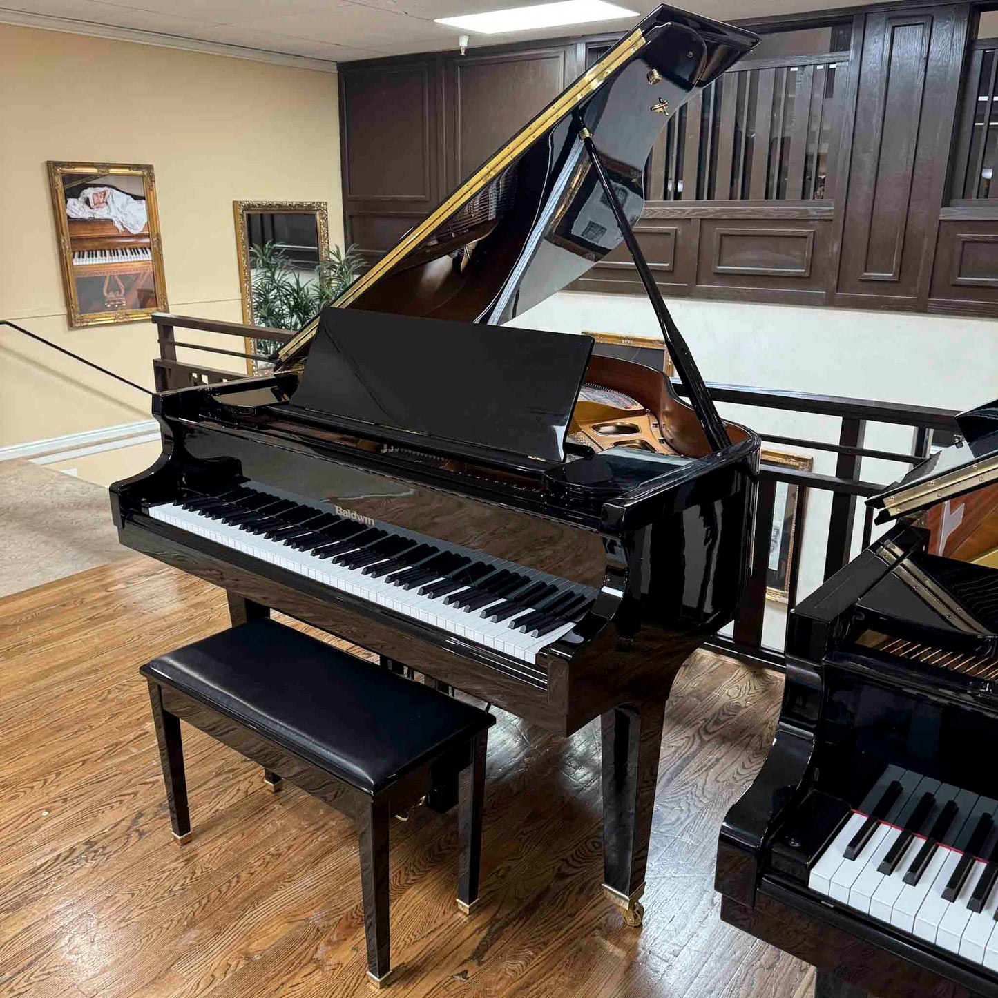SOLD Hamilton (by Baldwin) 4'11" Polished Black Baby Grand Piano