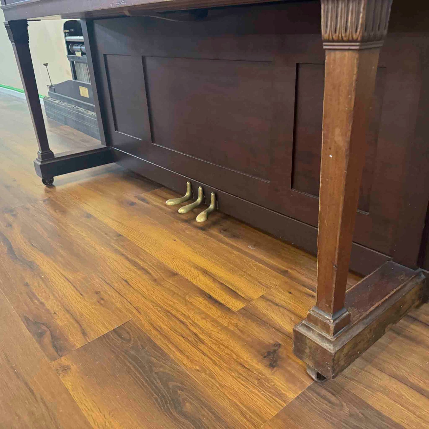 AVAILABLE TO RESTORE: CALL FOR CUSTOM PRICING - 1906 Everett 53" Wood Finish Upright Piano
